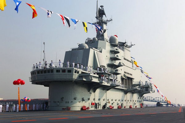 Đảo tàu của tàu sân bay Liêu Ninh